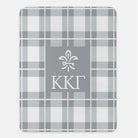 Kappa Kappa Gamma Blanket - Plaid 60"x80" | Official KKG Gift Shop | Festive Fit Home