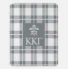 Kappa Kappa Gamma Blanket - Plaid 60"x80" | Official KKG Gift Shop | Festive Fit Home