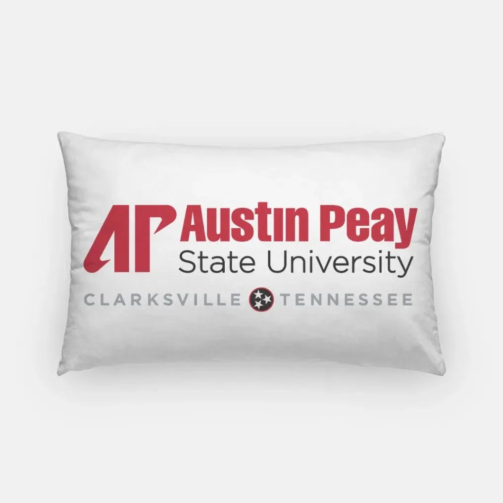 Austin Peay State University Lumbar Pillow Cover Full Color Pillow Covers