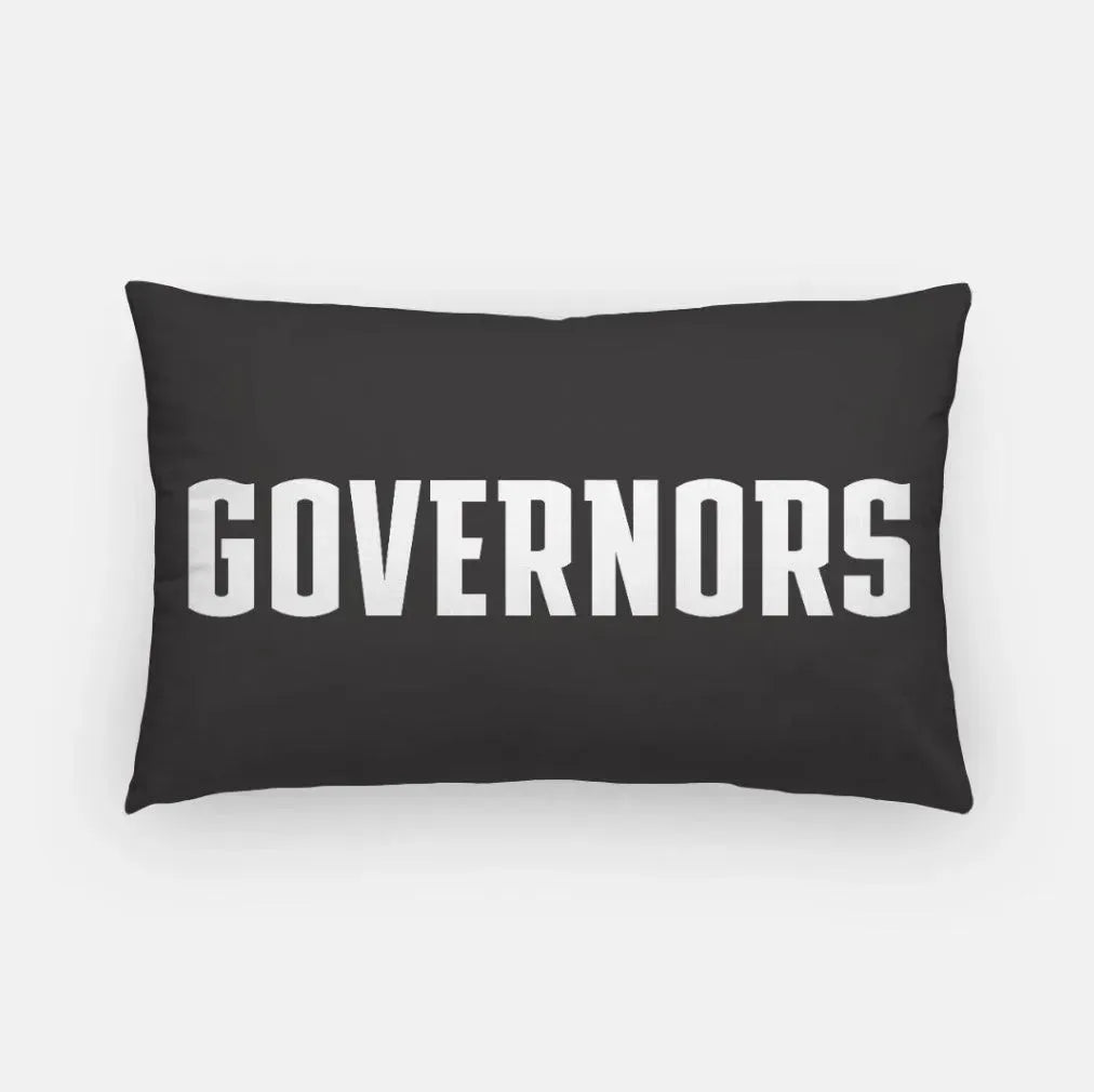 Austin Peay Lumbar Pillow Cover - Governors Black White Pillow Covers