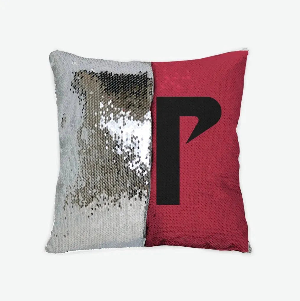 Austin Peay AP Sequin Pillow Cover Red Black Silver Pillow Covers