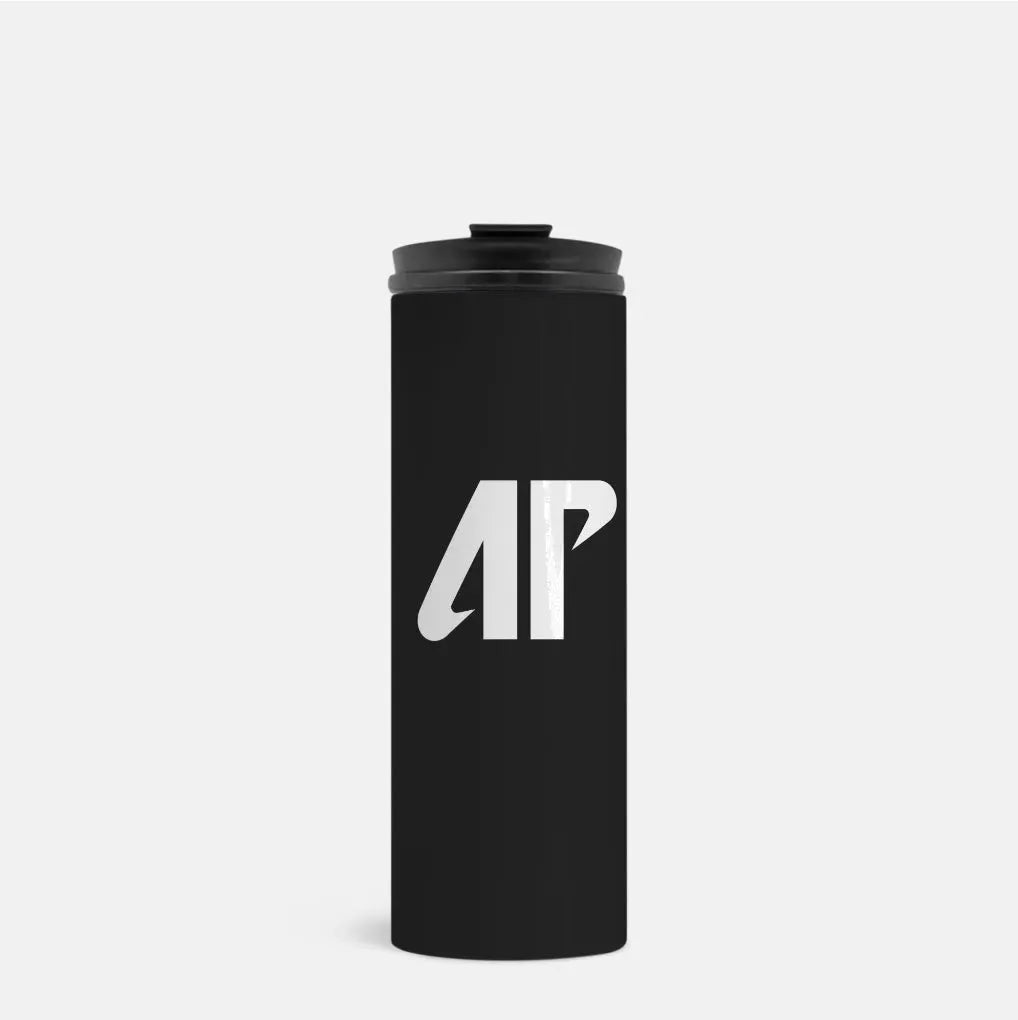Austin Peay State University Thermal Tumbler 16 oz. - AP Logo Black White Drinkware
