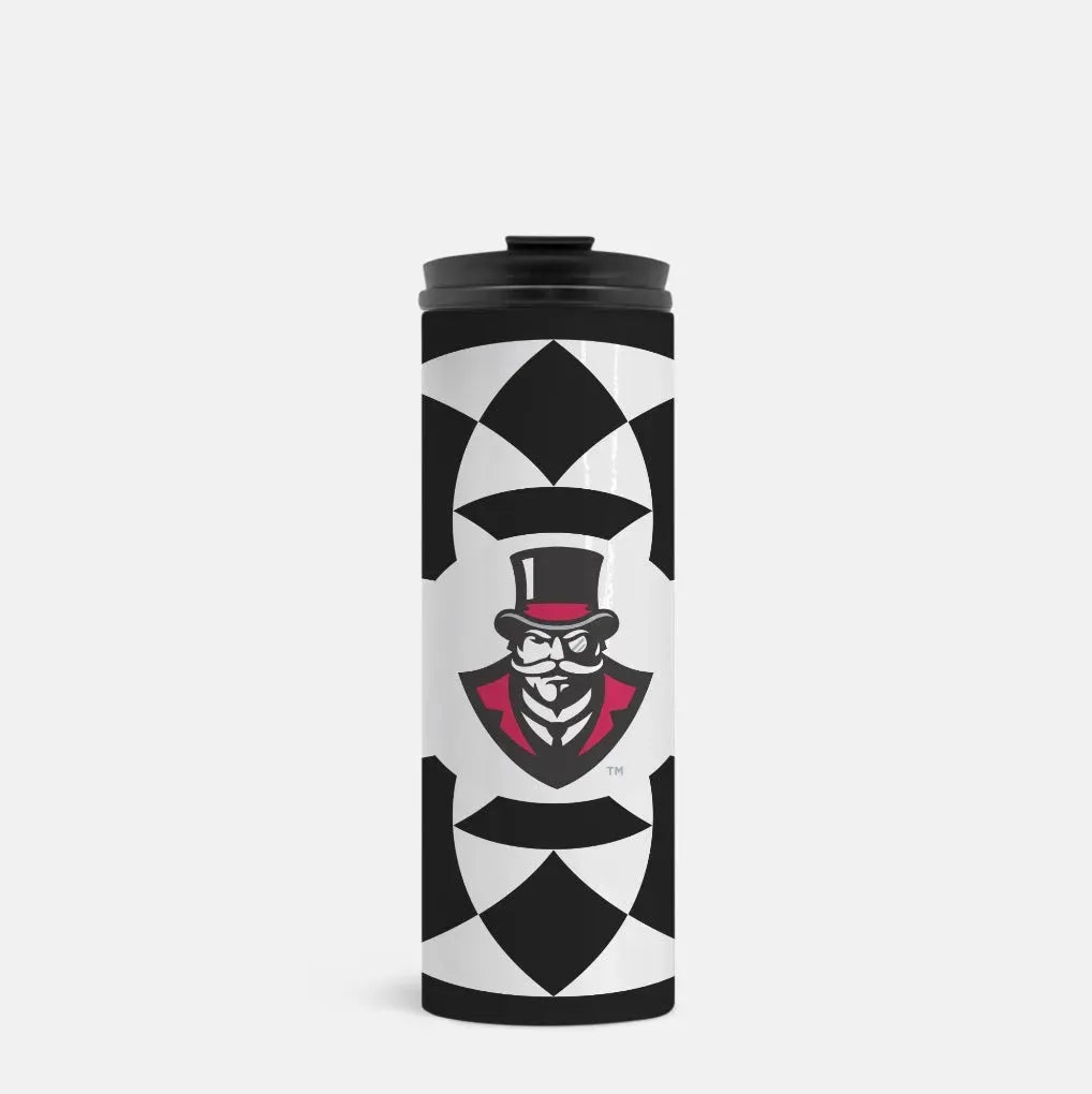 Austin Peay State University Thermal Tumbler 16 oz. - Tribal Black Drinkware