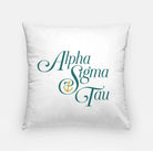 Alpha Sigma Tau Traditional Pillow Cover - 18 | Gifts and Dorm Decor