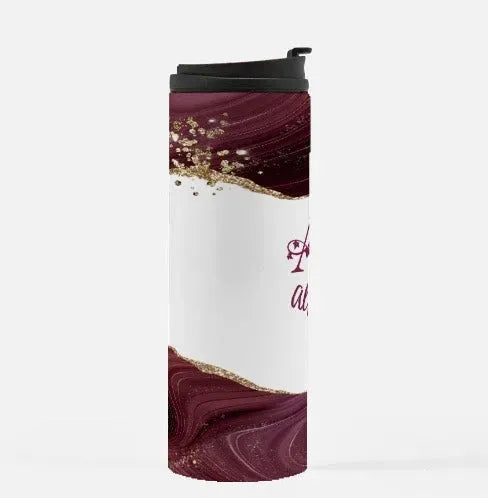 Alpha Phi Thermal Tumbler 16 oz. - Geode Drinkware