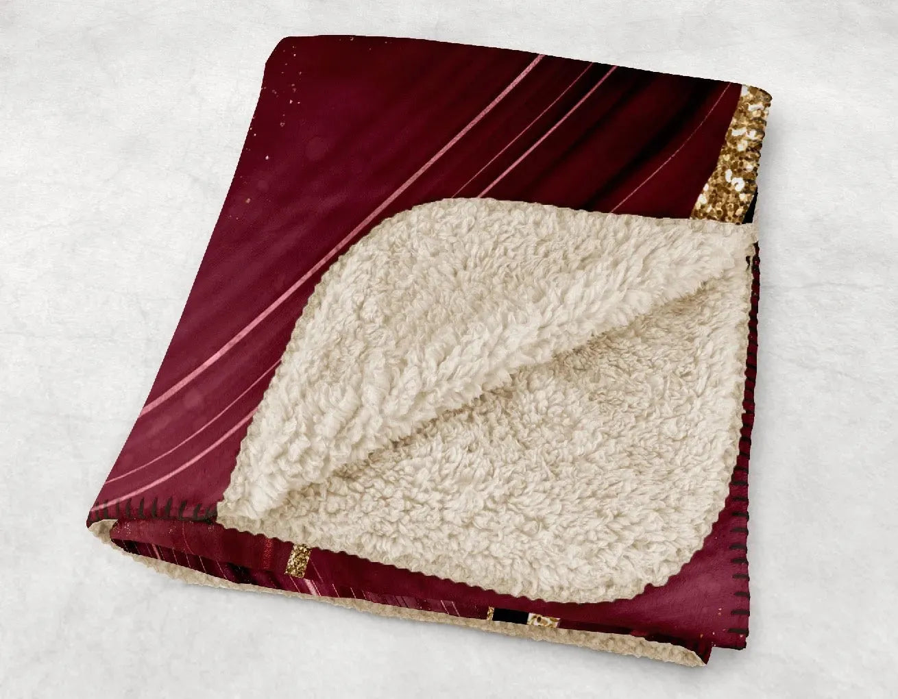 Alpha Phi XL 60x80 Sherpa Throw Blanket - Geode Throw Blankets