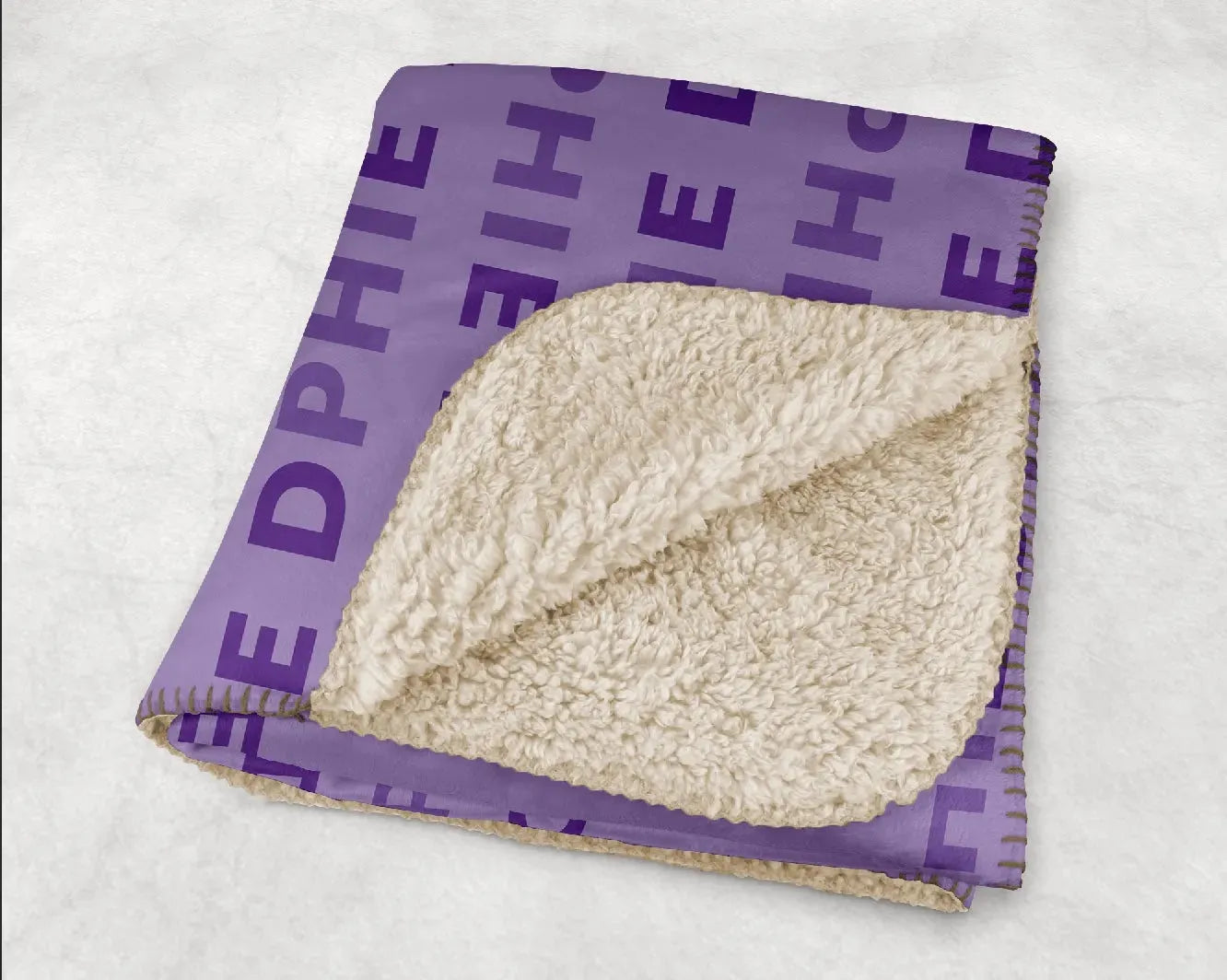 DPHIE XL 60x80 Sherpa Throw Blanket - DPHIE Pattern Throw Blankets