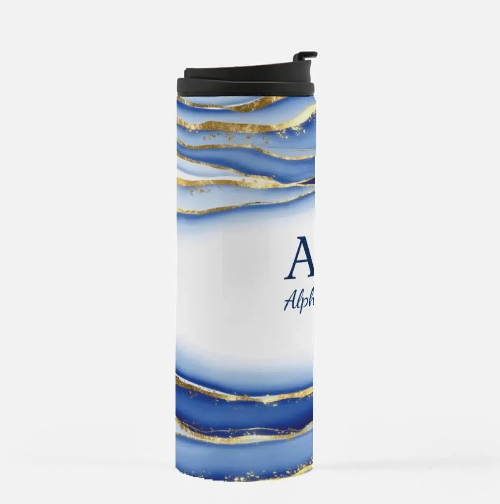 Alpha Delta Pi Thermal Tumbler 16 oz.- Geode Drinkware