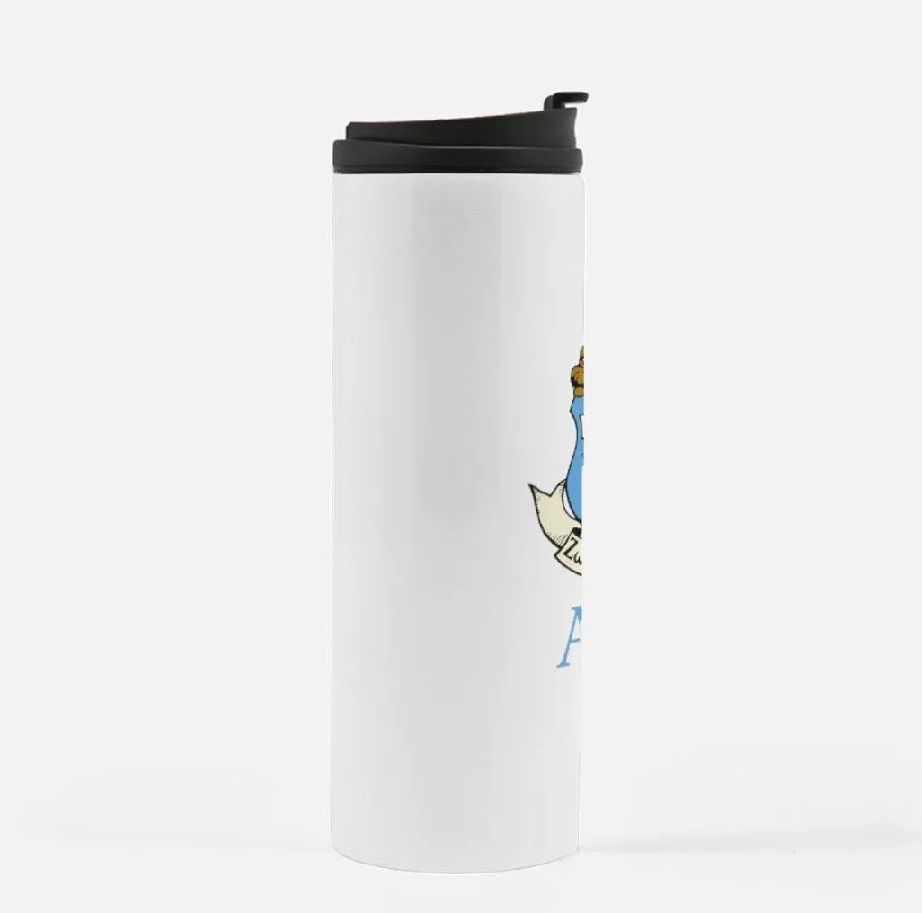 Alpha Delta Pi Thermal Tumbler 16 oz. - Crest | ADPi Travel Mug | Water Bottle