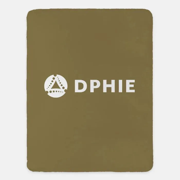 DPHIE XL 60x80 Sherpa Throw Blanket Gold Throw Blankets