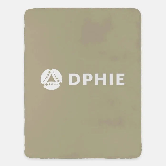 DPHIE XL 60x80 Sherpa Blanket | Custom Delta Phi Epsilon Gifts & Decor