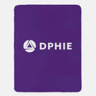 DPHIE Sherpa Blanket - Large Logo 60"x80" | Custom Gifts and Decor