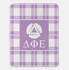 Delta Phi Epsilon Blanket - Plaid 60"x80" | Official Gifts | Decor