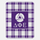 Delta Phi Epsilon Blanket - Plaid 60"x80" | Official Gifts | Decor