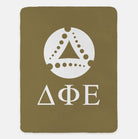 Delta Phi Epsilon Sherpa Blanket XL 60x80 | DPHIE Custom Gifts & Decor