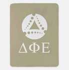 Delta Phi Epsilon Sherpa Blanket XL 60x80 | DPHIE Custom Gifts & Decor