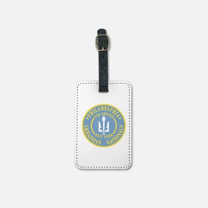 Philadelphia Ukrainian Nationals Luggage Tag (Set of 2) - Traditional White Luggage Tags