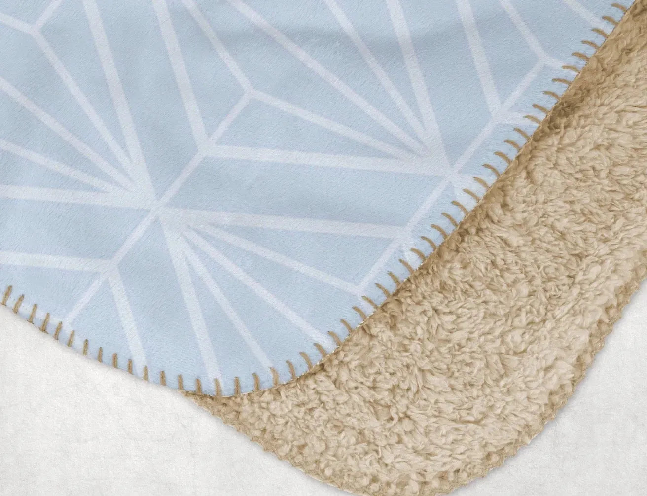 Alpha Delta Pi XL 60x80 Sherpa Throw Blanket - Diamond Horizon Throw Blankets