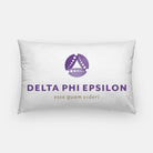 Delta Phi Epsilon Traditional Lumbar Pillow Cover | Custom DPHIE Gifts