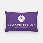 Delta Phi Epsilon Traditional Lumbar Pillow Cover | Custom DPHIE Gifts