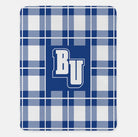 Belmont University Sherpa Blanket XL 60x80 - BU Plaid | Gifts & Decor