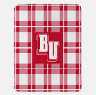 Belmont University Sherpa Blanket XL 60x80 - BU Plaid | Gifts & Decor