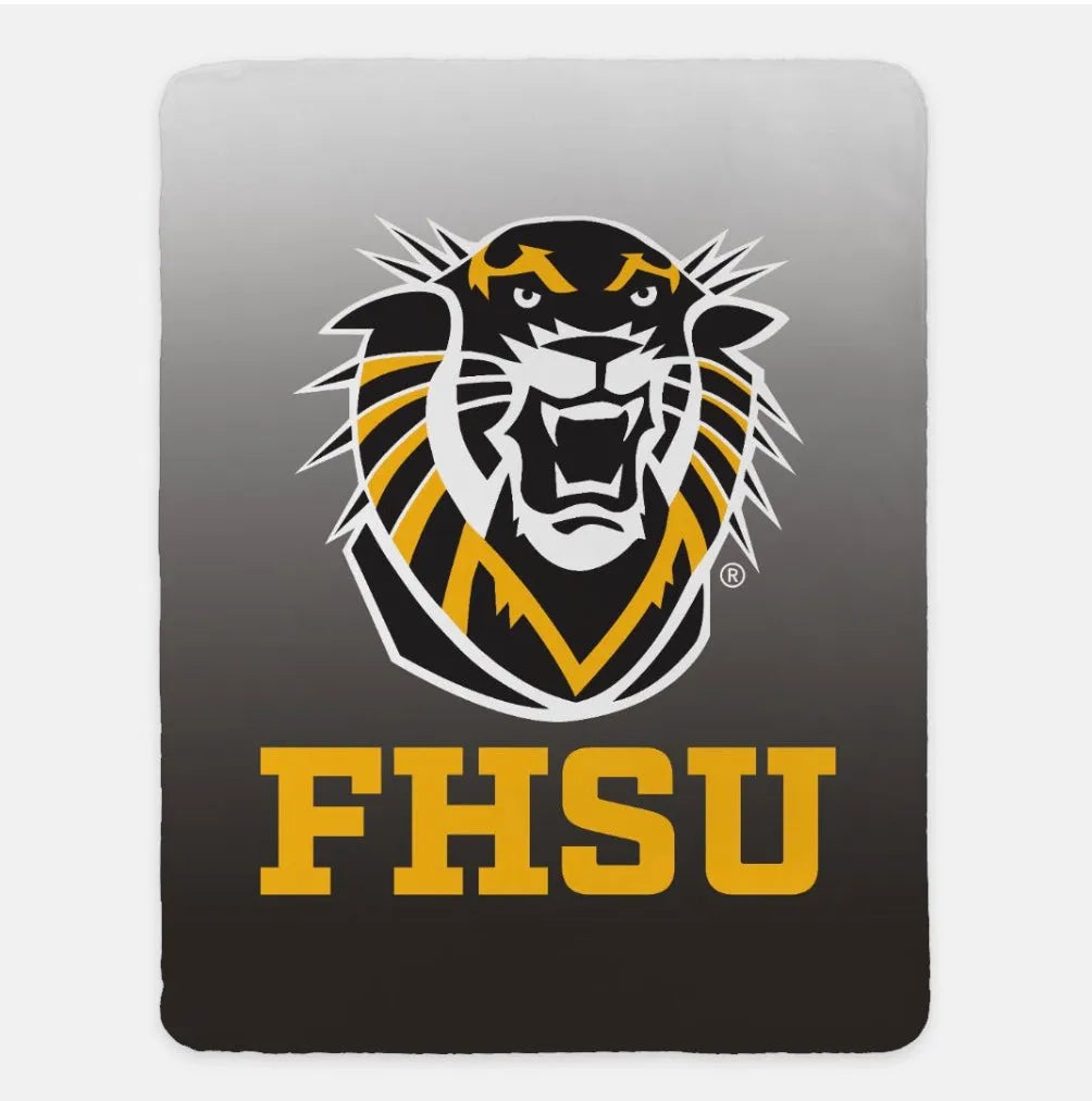 Fort Hays State University Blanket - Gradient 60"x80" | Custom Gifts