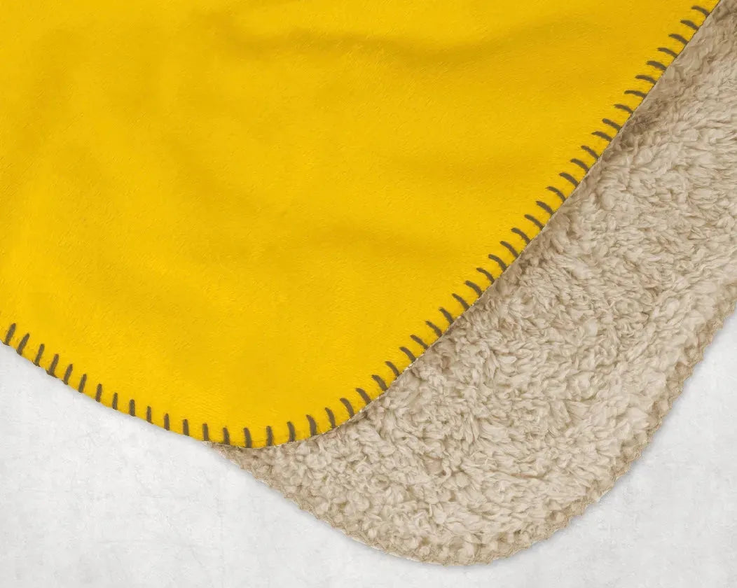 Fort Hays State University XL 60x80 Sherpa Throw Blanket Color Split Throw Blankets