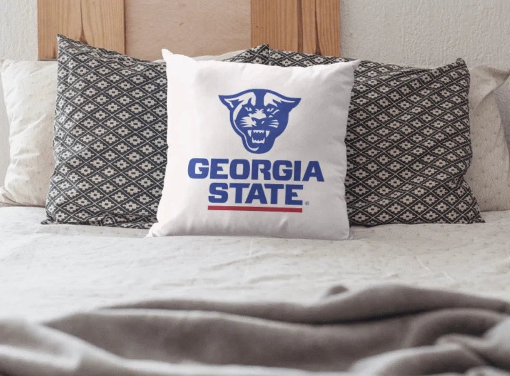 Georgia State 18" Classic Throw Pillow Cover | GSU Panthers Dorm Decor | Campus Greek Fit