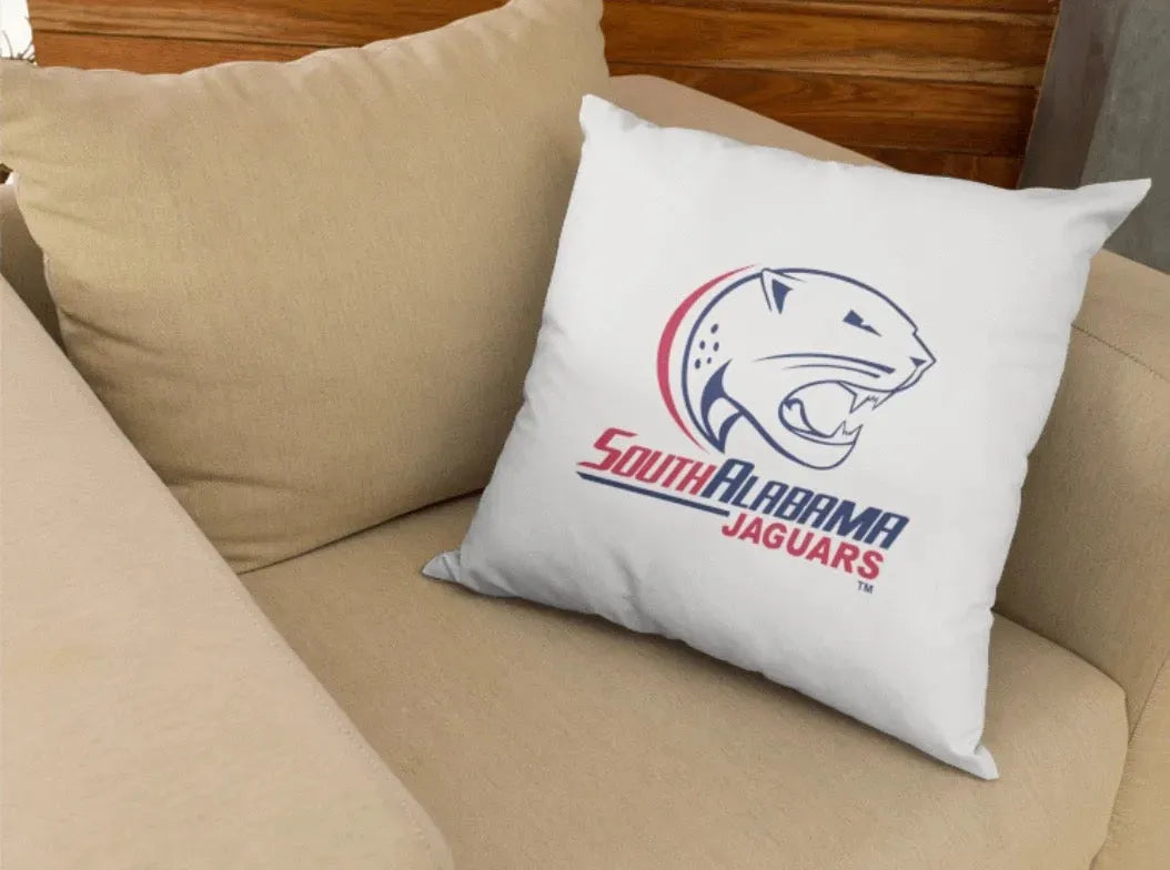South Alabama Jaguars 18" Throw Pillow Cover Pillow Covers