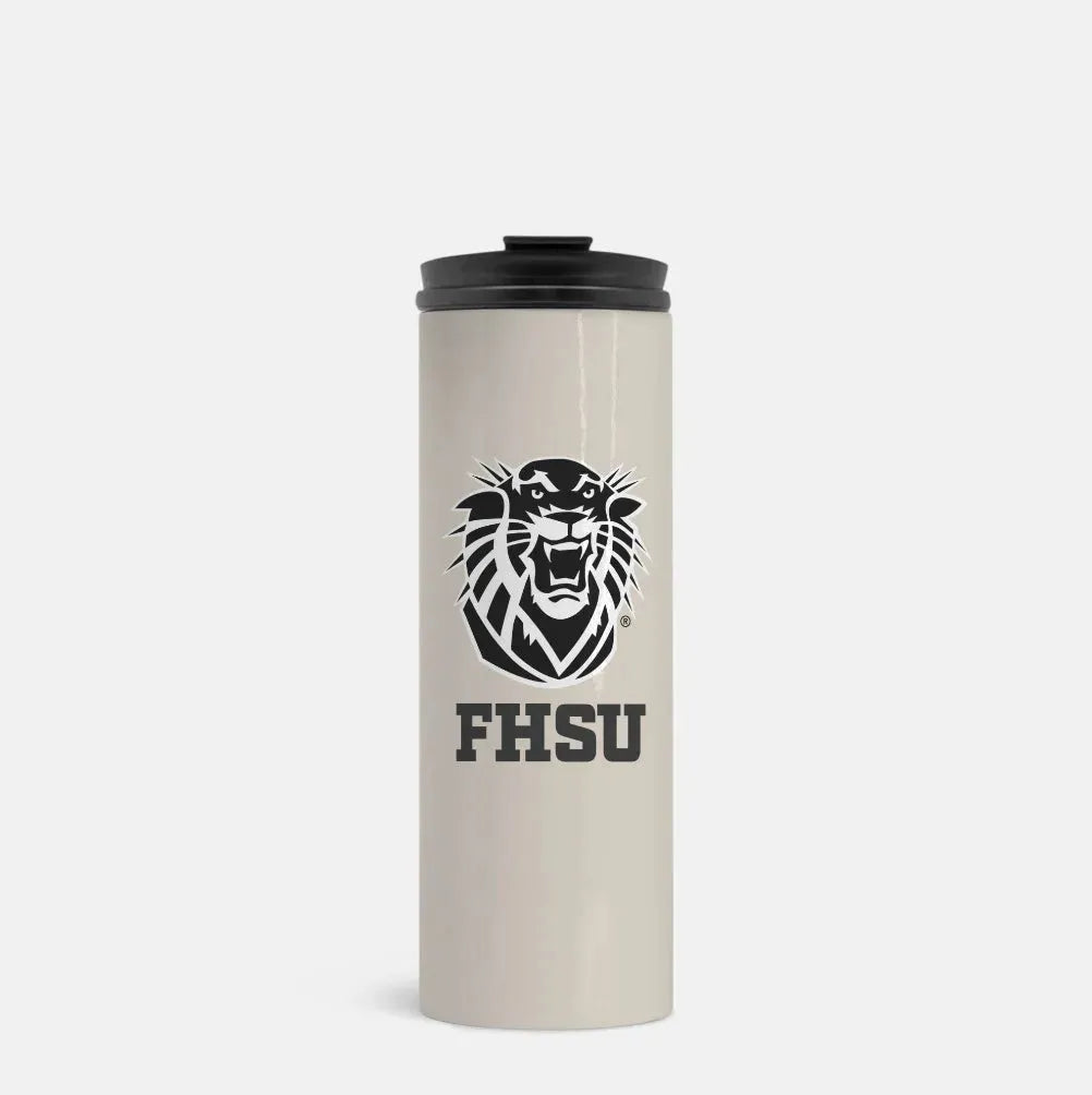 FHSU Thermal Tumbler 16 oz. Khaki Drinkware