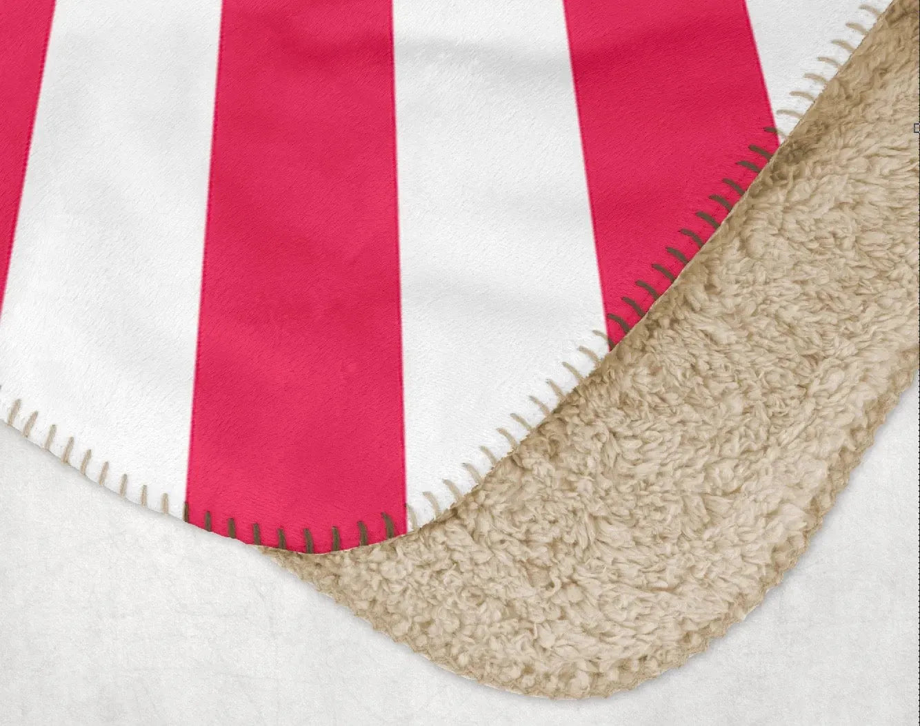 Alpha Omicron Pi XL 60x80 Sherpa Throw Blanket - Pink Starburst Throw Blankets