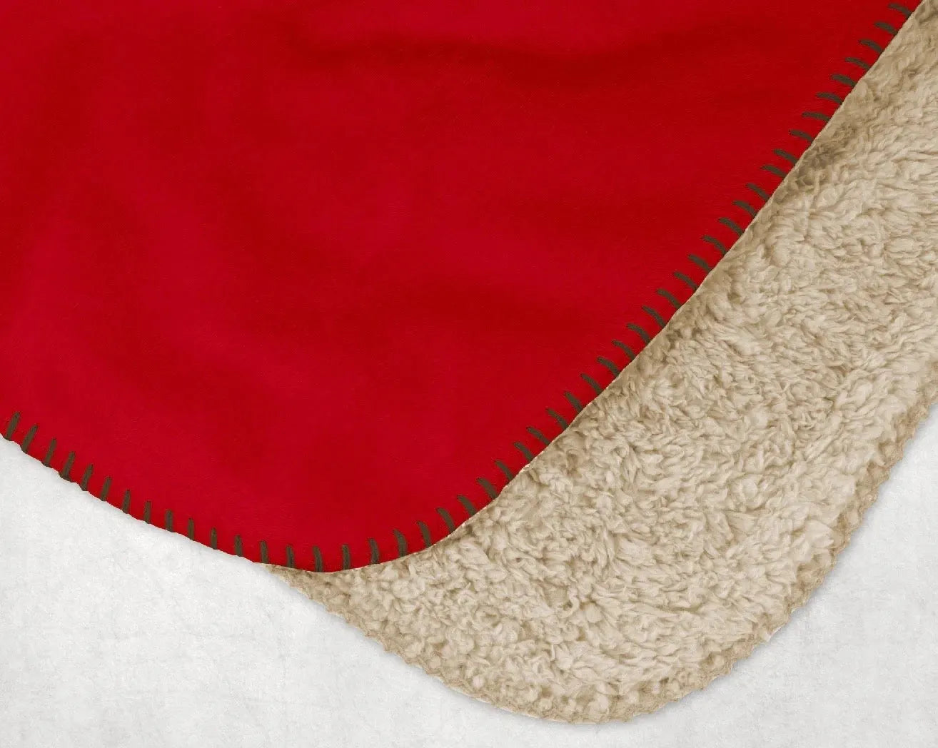 Alpha Omicron Pi XL 60x80 Sherpa Throw Blanket - Color Block Throw Blankets