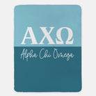 Alpha Chi Omega XL 60x80 Blanket - Color Split | AXO Gifts & Decor