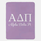 Alpha Delta Pi XL 60x80 Sherpa Blanket | Official ADPi Merch Gift Shop