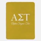 Alpha Sigma Tau Sherpa Blanket XL 60x80 | Alpha Tau Gifts & Decor