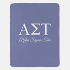 Alpha Sigma Tau Sherpa Blanket XL 60x80 | Alpha Tau Gifts & Decor