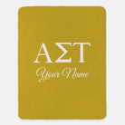 Alpha Sigma Tau Blanket - Greek Letters 60"x80" | Custom Gifts | Decor