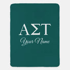 Alpha Sigma Tau Blanket - Greek Letters 60"x80" | Custom Gifts | Decor