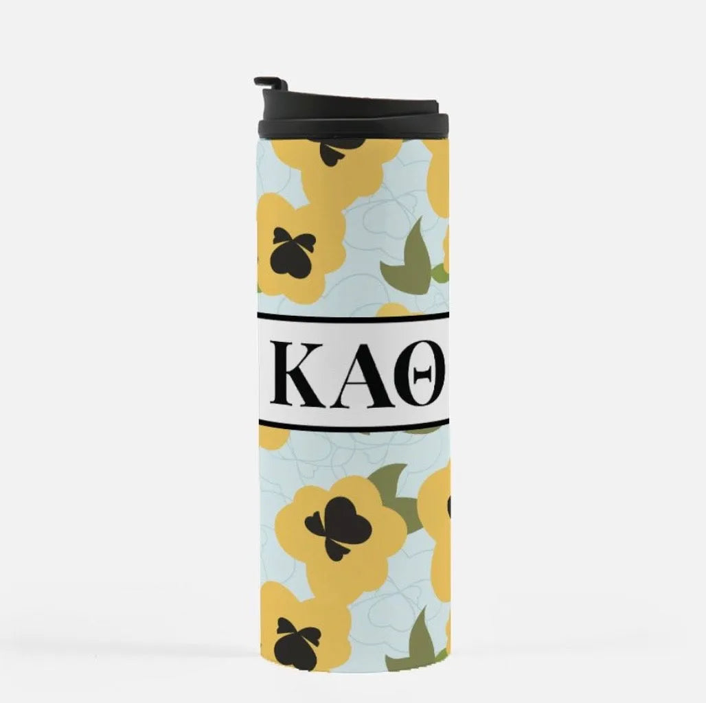 Theta Thermal Tumbler - General Pattern 16 oz. | Official Merchandise | Custom Gifts | Festive Fit Home