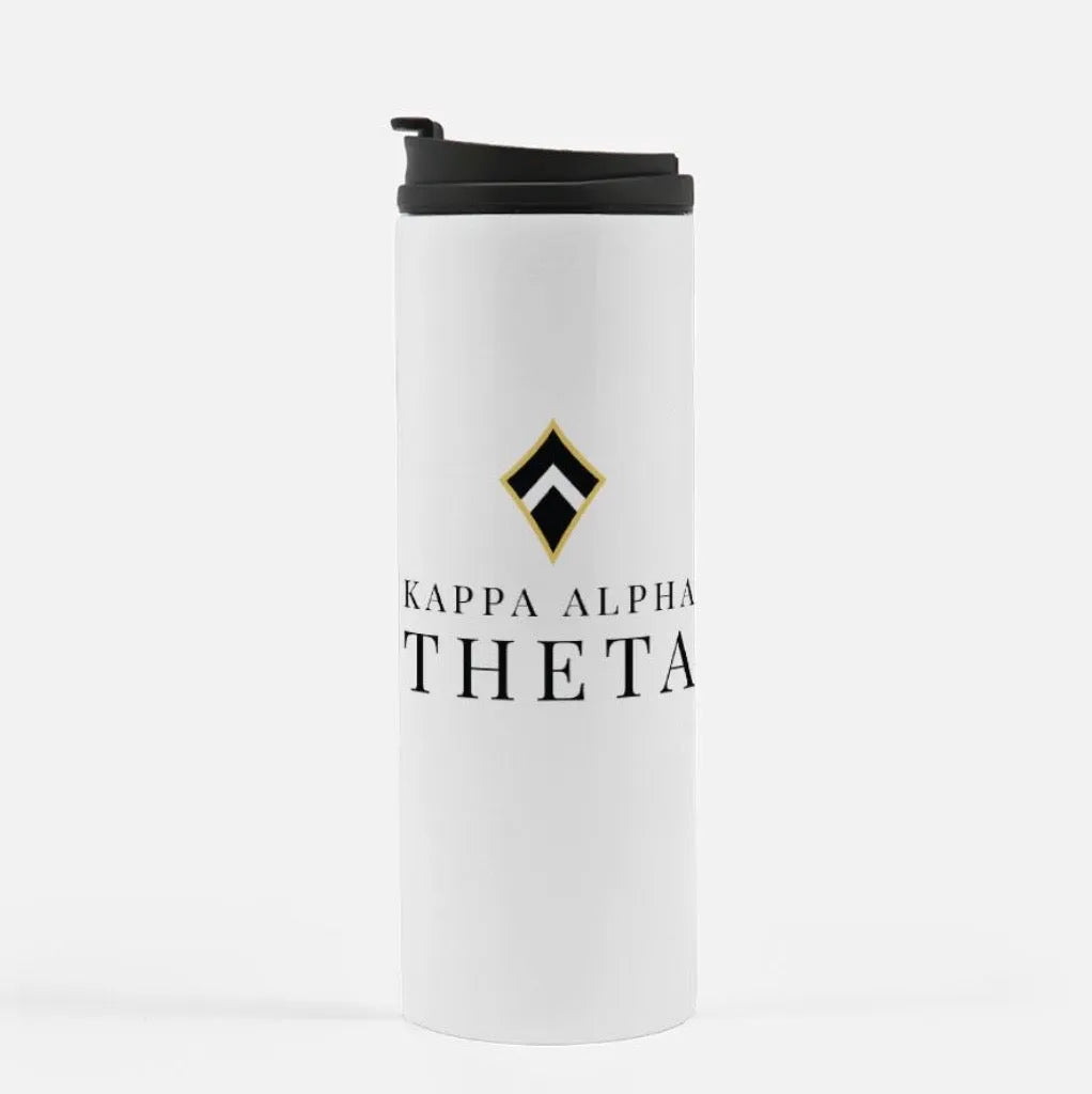 Kappa Alpha Theta Traditional Thermal Tumbler 16 oz. | Custom Gifts | Official Merchandise | Festive Fit Home