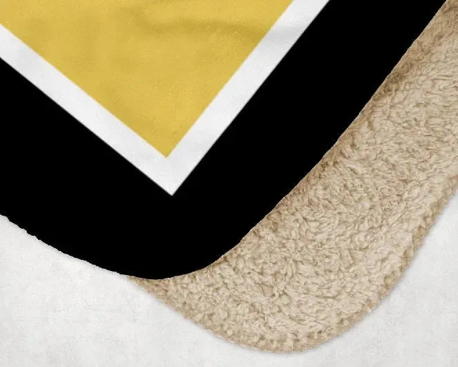 Kappa Alpha Theta XL 60x80 Sherpa Throw Blanket - Geo Throw Blankets