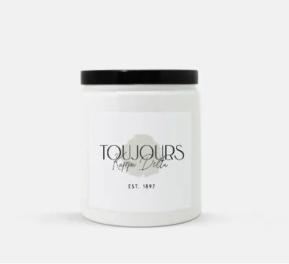 Forever "Toujours" Kappa Delta Candle Ceramic 8oz | Official Gifts | Custom Decor | Accessories