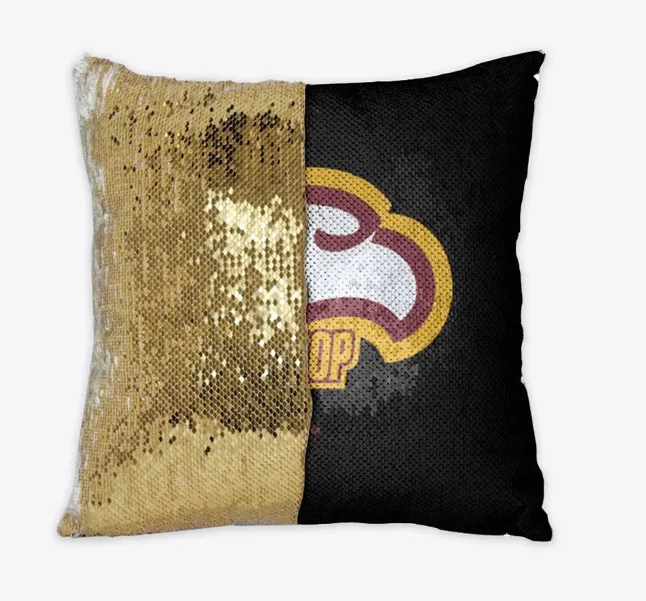 Winthrop University Sequin Throw Pillow Cover - Eagle Pillow Covers