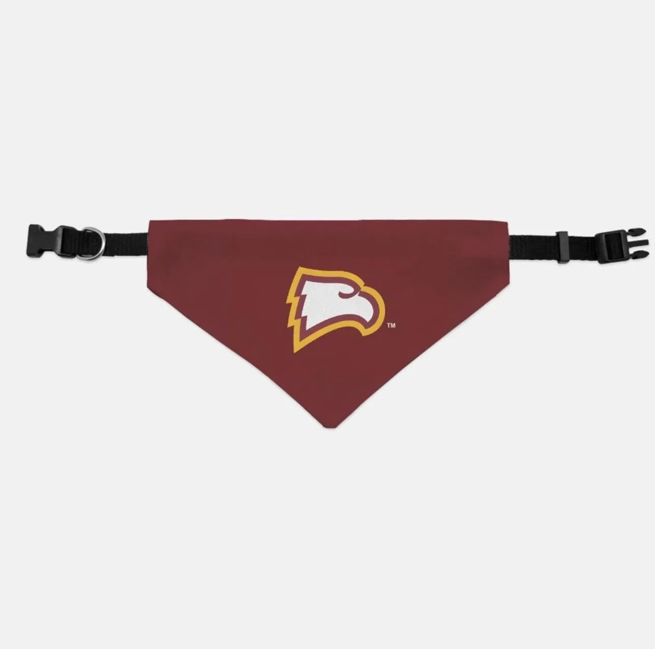 Winthrop Garnet Collar Pet Bandana - Garnet | Eagles Pet Gear | Gifts