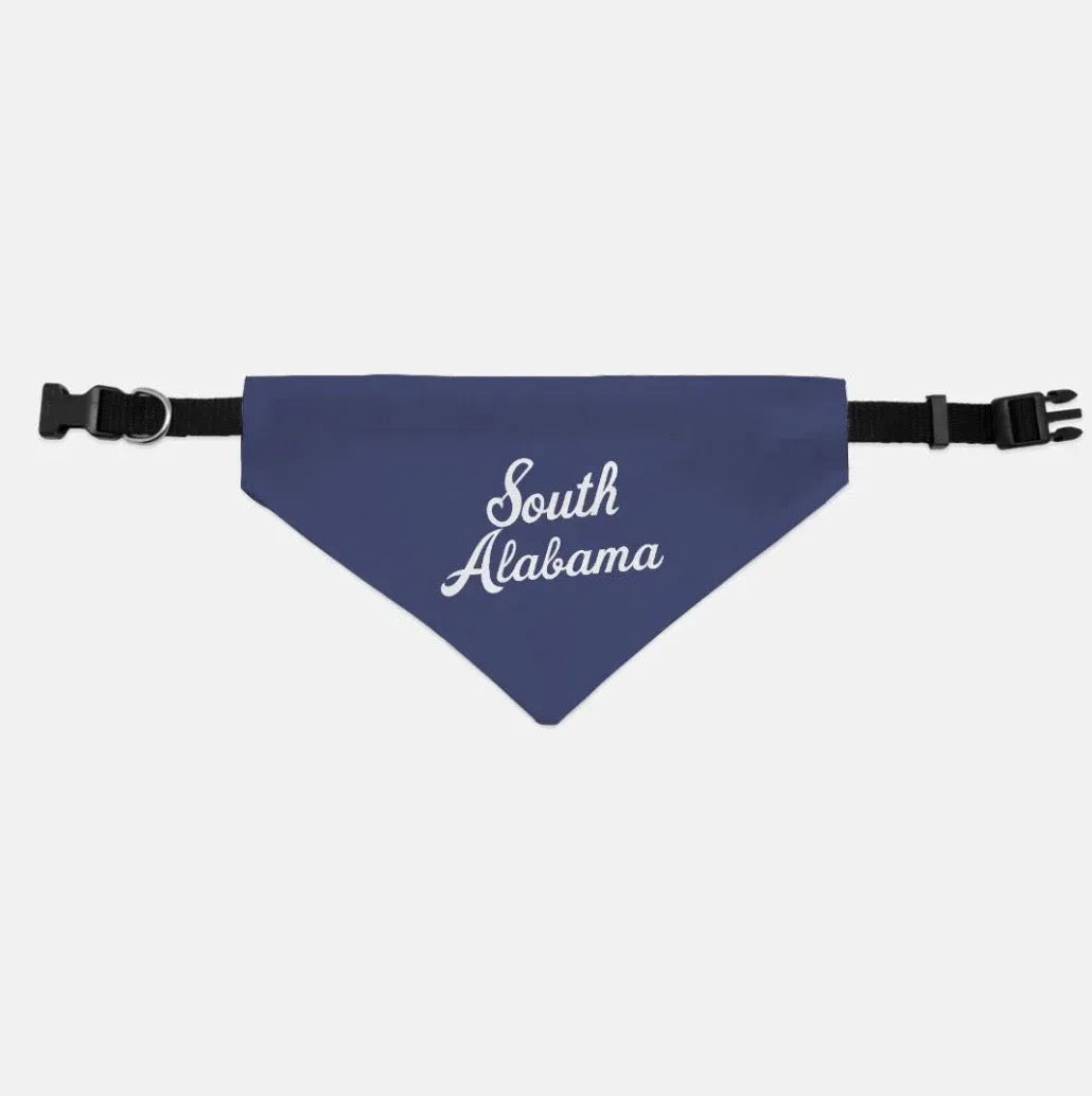 University of South Alabama Script Pet Bandana Medium Pet Bandanas