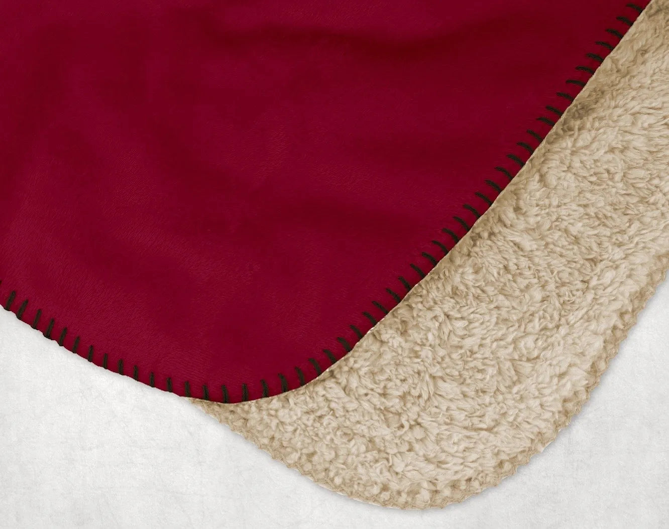 Sigma Kappa Sherpa Blanket - Maroon Gradient 60"x80" | Official Gifts | Custom Merchandise | Festive Fit Home