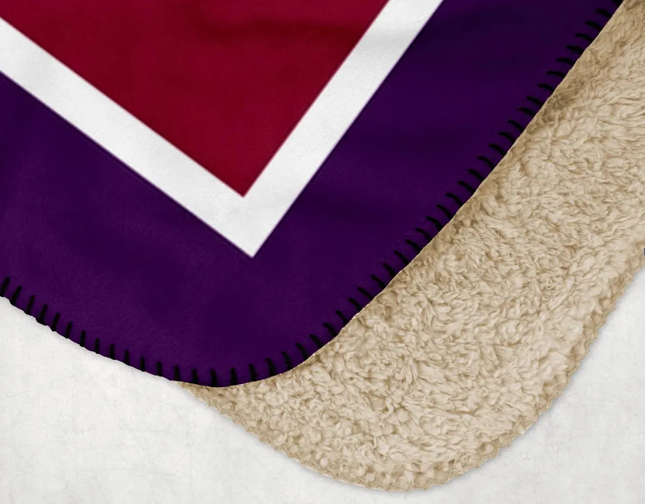 Sigma Kappa XL 60x80 Sherpa Throw Blanket - Geo Throw Blankets