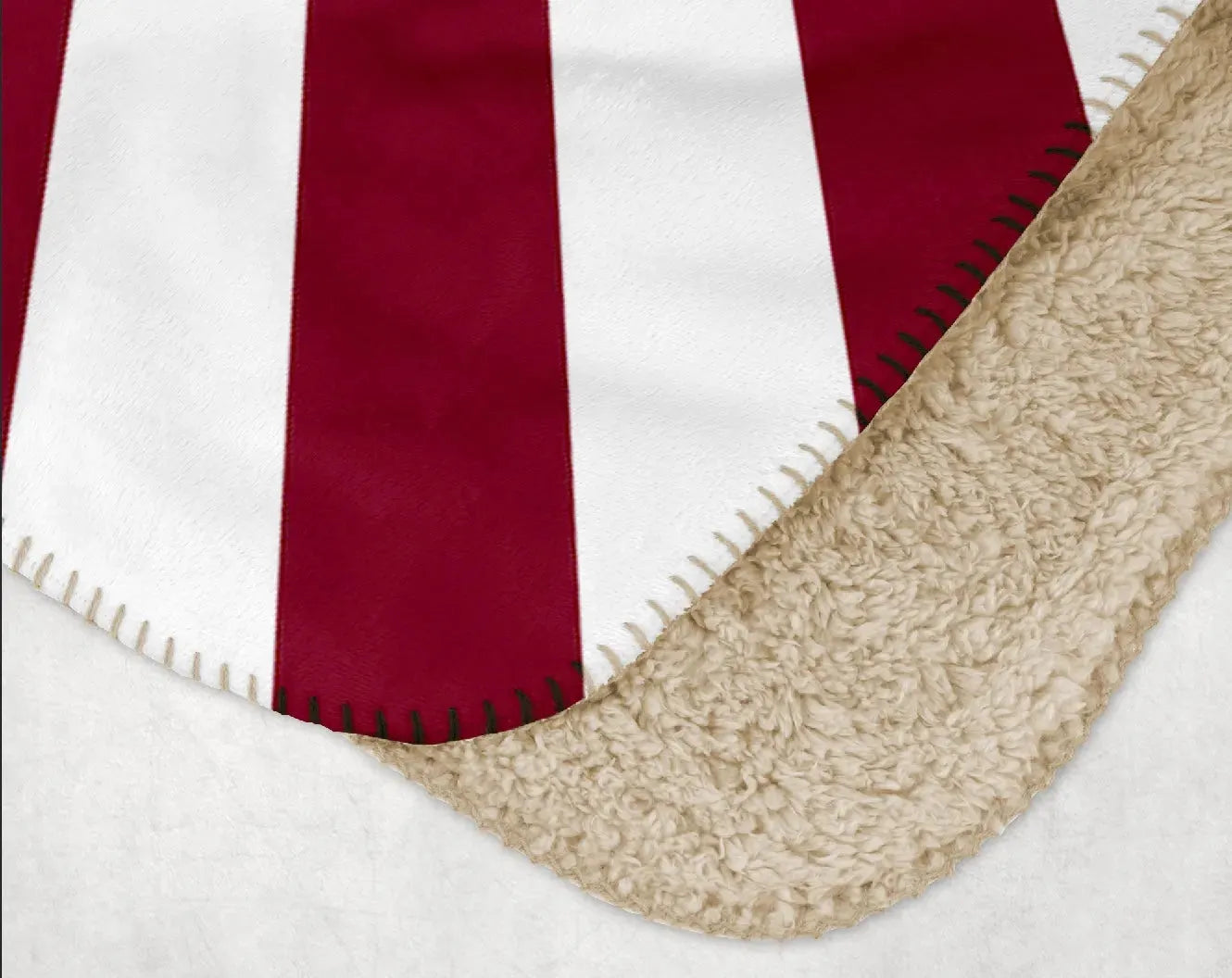 Sigma Kappa XL 60c80 Sherpa Throw Blanket - Maroon Starburst Throw Blankets