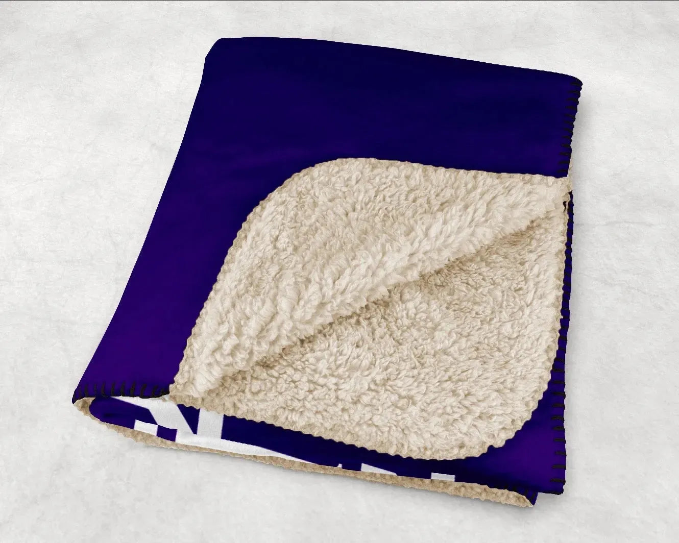 HPU Sherpa Throw Blanket XL 60x80 Throw Blankets
